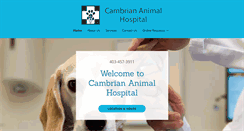 Desktop Screenshot of cambriananimalhospital.com