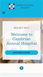 Mobile Screenshot of cambriananimalhospital.com